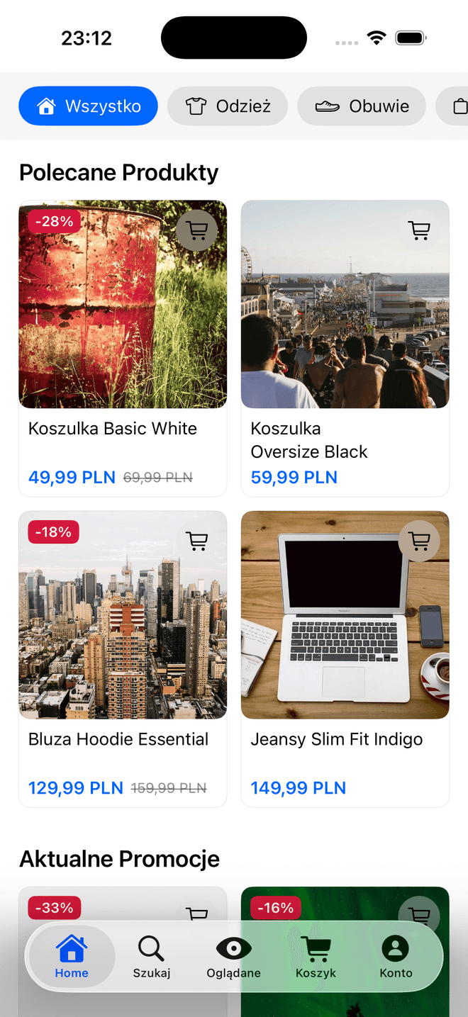 StoreLaunch — katalog produktów